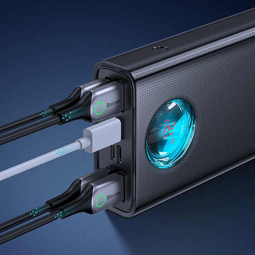 Baseus Digital Display Fast Charging Power Bank 30000Mah Black